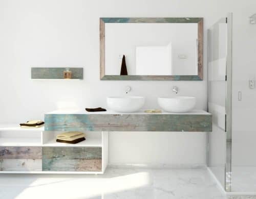 Weathered Wood Look Bathroom Vanities: Stunningly Beautiful